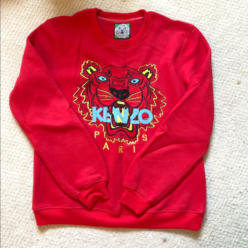 Kenzo💍 tiger embroidered sweatshirt
